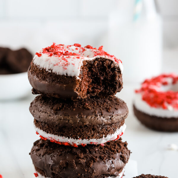 The Best Brownie Donuts with Double Chocolate Glaze Allergylicious